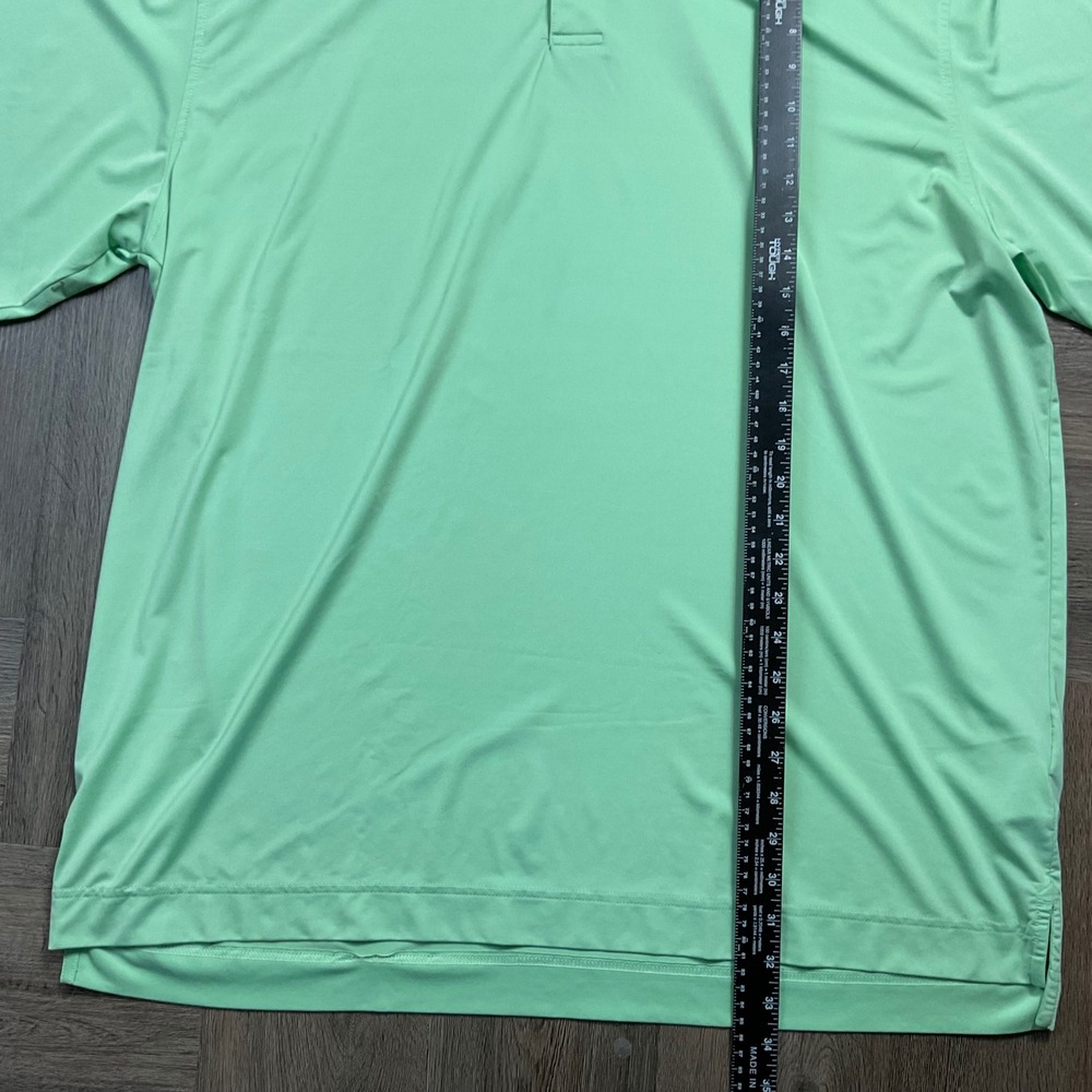 FootJoy Performance Golf FJ Logo Polo Shirt Mens XXL Mint Green Tennis Preppy - Picture 7 of 7